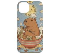 Cute Capybara Funny Graphic Kawaii Ramen And Sun Tarot Case for iPhone 14 Plus