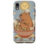 Cute Capybara Funny Graphic Kawaii Ramen And Sun Tarot Case for iPhone XR