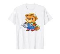 Cute Capybara Gardener with Watering Can T-Shirt