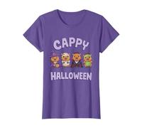 Cute Capybara Ghost Costume Halloween Pumpkin Capybara Lover T-Shirt