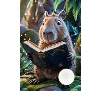 Cute Capybara Grid Journal 80 pages: Notebook, Diary, Sketchbook for Kids, Boys and Girls. Capy Gift, School and Travel. (Capybara gifts & capy animal stuff)