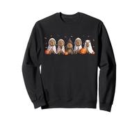 Cute Capybara Halloween Costume Funny Witch Capybara Ghost Sweatshirt
