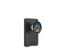 Cute Capybara Halloween Costume Spooky Pumpkin PopSockets PopWallet for MagSafe