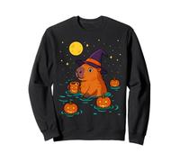 Cute Capybara Halloween Night; Spooky Pumpkins Sweatshirt