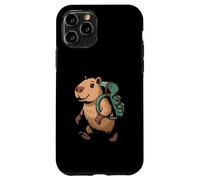 Cute Capybara Hiker Backpacking Camping Adventure Case for iPhone 11 Pro