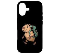 Cute Capybara Hiker Backpacking Camping Adventure Case for iPhone 17