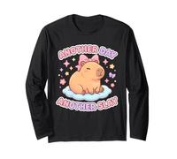 Cute Capybara Lover Kids Meme Another Day Another Slay Long Sleeve T-Shirt