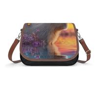 Cute Capybara Monarch Butterfly Zebra Small Womens Crossbody Bags Shoulder Handbag with Adjustable Strap for Travel