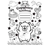 Cute Capybara Notebook: Adorable Kawaii Lined Journal for Girls and Kids, School, Homework, Writing, Doodling, and Daily Ideas