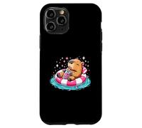 Cute Capybara On Pool Float Drinking Bubble Tea Lover Girls Case for iPhone 11 Pro