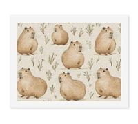 Cute Capybara Pattern Fashion Digital Paintings Wall Art Decorative Paint By Number for Home Office Hotel
