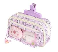 Cute Capybara Pencil Case - Novelty Cartoon Storage Pouch, Stylish Pen Organizer | Durable Clear Compartment, Capybara School Supplies Holder for Teacher Desk, Kids Study Shelf Kit