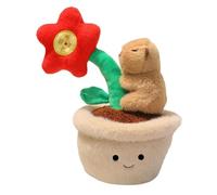 Cute Capybara Plush, Hugging Stuffed Animal, 8.66 Inches Farm Toy with Soft Build, Comfortable Plush Animal Figure, Cute Planter with Playful Style, Gift Doll for Kids and Adults