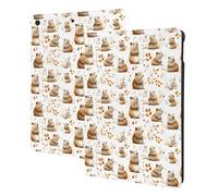 Cute Capybara Q Print Compatible with ipad 9th/8th/7th Generation Case Cover, Tablet Cases Compatible with ipad Case 10.2 Inch, Auto Wake/Sleep, Folio Stand