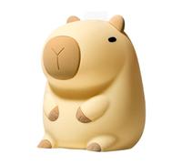 Cute Capybara Silicone Night Light, LED Squishy Novelty Animal Lamp, 2 Levels Dimmable Nursery Night Light for Kids Sleeping, USB Rechargeable