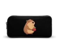 Cute Capybara Simple Pencil Case Big Capacity Pouch Box Travel Makeup Bag