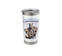 Cute Capybara Squad Electric Lightning Halloween Viral Meme Stainless Steel Insulated Tumbler