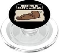 Cute Capybara Stress Relief No Stress Chill Life Relaxing PopSockets PopGrip for MagSafe