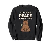 Cute Capybara Stress Relief No Stress Chill Life Relaxing Sweatshirt