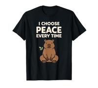 Cute Capybara Stress Relief No Stress Chill Life Relaxing T-Shirt