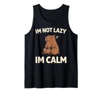 Cute Capybara Stress Relief No Stress Chill Life Relaxing Tank Top