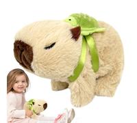 Cute Capybara Stuffed Toy - Colorful Turtle Backpack Style, Ultra-soft Comfort Feel, Charming Cuddle-ready Form, Engaging Character Presence | Comforting Buddy Experience During Bedtime Relaxation Mom
