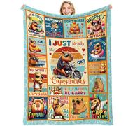 Cute Capybara Throw Blanket Gifts, Funny Capybara Soft Fuzzy Flannel Plush Blanket, Brown Capy Mouse Cozy Warm Blankets for Women Girls Home Bed Sofa Crib Couch Travel Throws Blankets 50'' x 60''