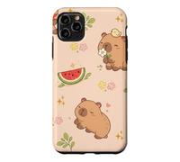 Cute Capybara Watermelon Kawaii Aesthetic Capy Animals Case for iPhone 11 Pro Max