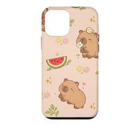 Cute Capybara Watermelon Kawaii Aesthetic Capy Animals Case for iPhone 12 mini
