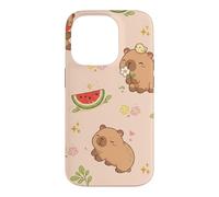 Cute Capybara Watermelon Kawaii Aesthetic Capy Animals Case for iPhone 14 Pro
