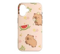 Cute Capybara Watermelon Kawaii Aesthetic Capy Animals Case for iPhone 16