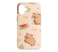 Cute Capybara Watermelon Kawaii Aesthetic Capy Animals Case for iPhone 16 Plus