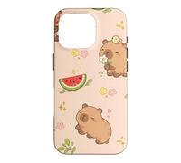 Cute Capybara Watermelon Kawaii Aesthetic Capy Animals Case for iPhone 16 Pro