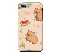 Cute Capybara Watermelon Kawaii Aesthetic Capy Animals Case for iPhone 7 Plus/8 Plus