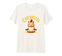Cute Capybara with Strawberry Illustration Premium T-Shirt