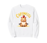 Cute Capybara with Strawberry Illustration Sweatshirt