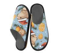 Cute Capybaras House Slippers for Women Men Warm Slippers House Shoes Indoor Outdoor Slippers