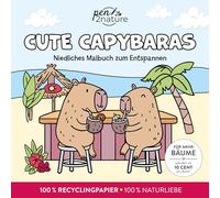 Cute Capybaras: Niedliches Malbuch zum Entspannen