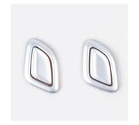 cute car accessories ABS for Seat Head Pillow Adjustment Buttons Decoration Sequins For X3 G01 G08 2018 4pcs Car Interior Accessories car auto parts(Silver)