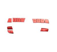 cute car accessories Car Styling Air Conditioning Wind Adjust Button Air Volume Switch Covers For 3 Series G20 G28 Interior Accessories car auto parts(Red,A)
