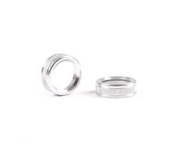 cute car accessories For 86/BRZ 2012-2020 Car Volume Media Knob Circle Interior Decoration Accessories car auto parts(Silver)