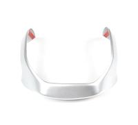cute car accessories For Tanto LA650 2022 Car Steering Wheel U-shaped Sticker ABS Silver Interior Accessories car auto parts
