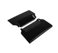 cute car accessories For Vogue 2018-2022 ABS Carbon Black/Black for Seat Back Kick Panel Covers Car Interior Accessories car auto parts(Black)