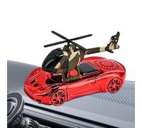 Cute Car Air Freshener Solar Car Air Freshener | Creative Car Aromatherapy Helicopter - Car Air Purifier Small Aromatherapy Diffuser