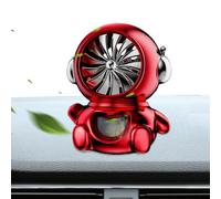Cute Car Air Freshener - Solar Powered, Rotating Perfume, Long Lasting Fragrance Dispenser | Fun Robot Design Helping Keep Vehicle Interior Smelling Fresh Stylish Decoration Driving Comfort Ambiance