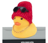 Cute Car Ornaments for Dashboard and Ventilation Car Kit with Rubber Duck - | Includes a Mini Swim Ring, Sunglasses, Necklace and Hat, Car Interior Decoration