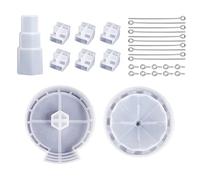 Cute Carousel Horse Silicone Mold Ornament Table Decor Rotary Flying Chair Making Craft Mold for Adult Kid Decorative Molds for Doors