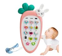 - Cute Carrot Design Cell Breathing Light Music Sounds Soft Teething Safe Material Interactive Sensory Development Learning | Playtime Early Learning