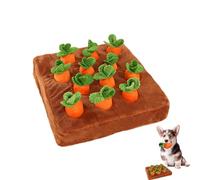 Cute Carrot Patch for Dogs - Squeaky Dog Toys, Carrot Snuffle Toy for Dogs | Carrots Snuffle Mat for Dogs, Dog Toy, PE Toy