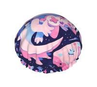 Cute Cartoon Axolotl Immersed In The Game World Bath Cap